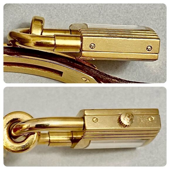 HERMES Kelly Watch Gold Tone Dial Women’s Quartz Watch K01 - Picture 11 of 17